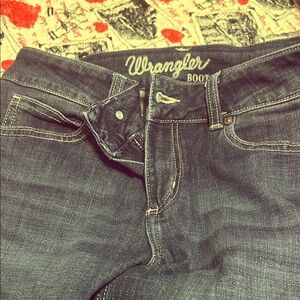 Wrangler Women's Boot Cut Jeans - Deep Blue